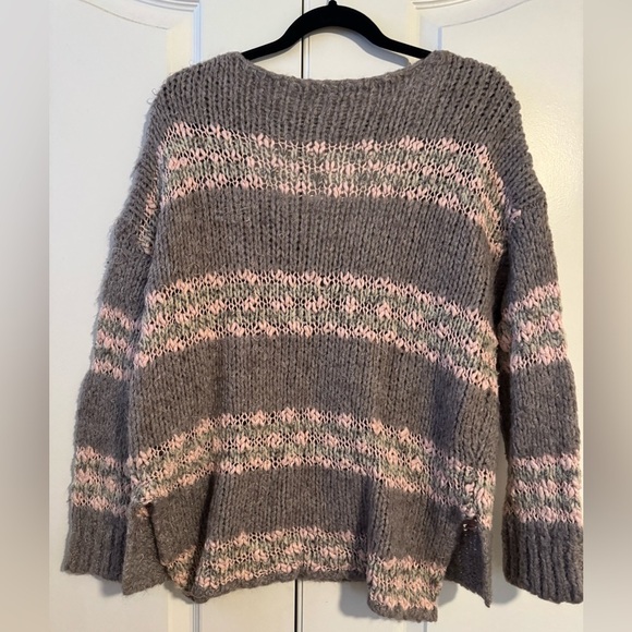 Free People Women’s Linus Striped Knit Sweater - Picture 2 of 6